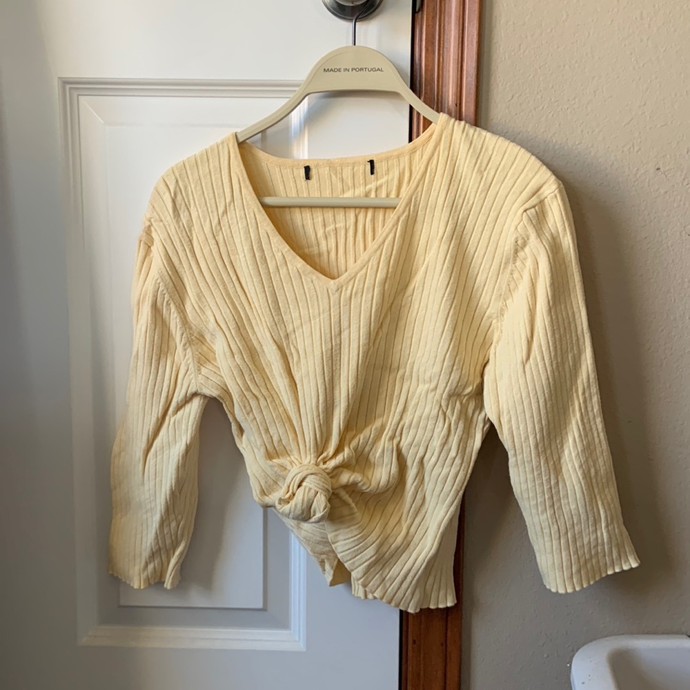 Cropped sweater